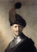Man in a Plumed Hat and Gorget Rembrandt
